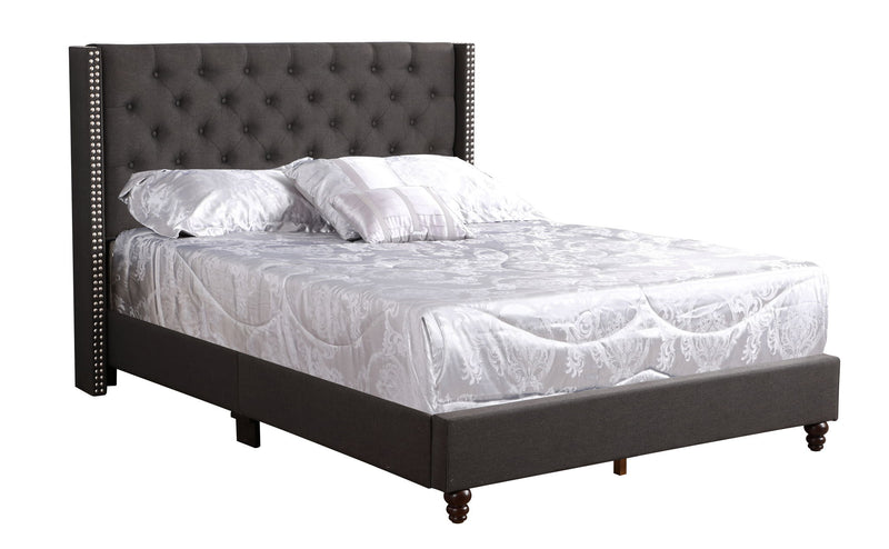 Nailhead Bed Transitional Vibrant - R&R Furniture Gallery (Fountain Valley, CA)