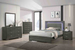 Alison - Full Bed, Dark Walnut
