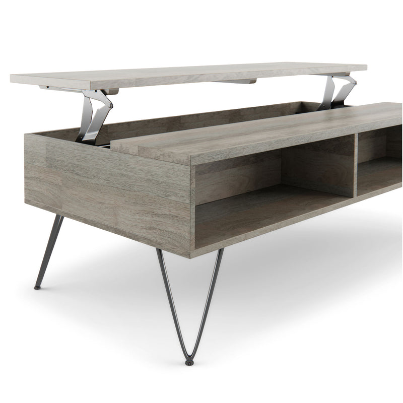 Hunter - Handcrafted Lift Top Coffee Table - R&R Furniture Gallery (Fountain Valley, CA)