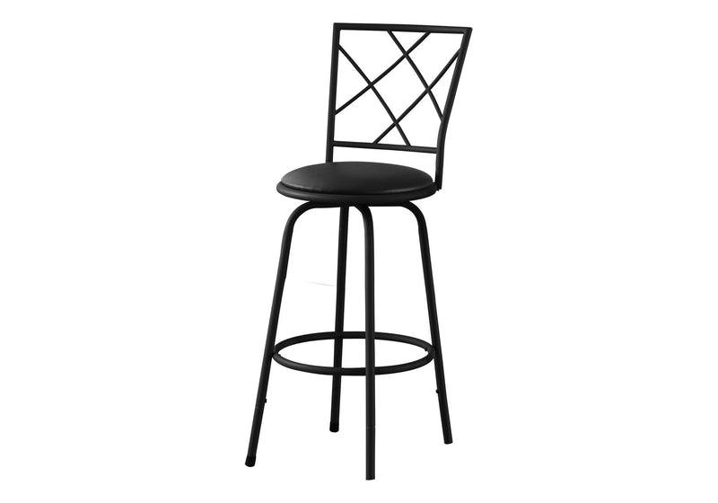 Swivel Stool Bar Height, Contemporary & Modern Style (Set of 2) - R&R Furniture Gallery (Fountain Valley, CA)