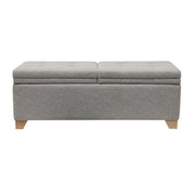 Soft Close Upholstered Storage Bench, Convenient Design - R&R Furniture Gallery (Fountain Valley, CA)