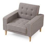 Vibrant contemporary Glory Furniture futon chair bed with colorful upholstery and modern design, shown in a living room setting.