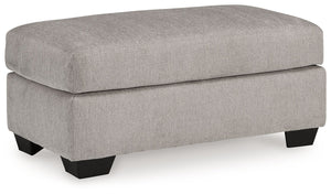 Avenal Park - Ottoman - Flannel - R&R Furniture Gallery (Fountain Valley, CA)