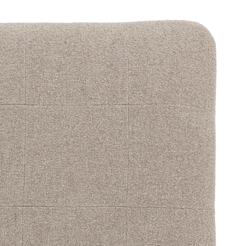 Adalynne - Upholstered Square Ottoman - Buttermilk - R&R Furniture Gallery (Fountain Valley, CA)