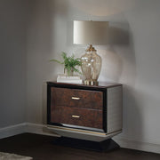 Jamonica - Nightstand With 2 Drawers - Dark Brown - R&R Furniture Gallery (Fountain Valley, CA)