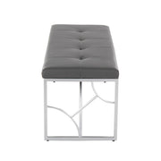 Lumi Source Constellation modern upholstered bench with sleek design and plush fabric, ideal for contemporary home decor.