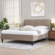 Aspen - Vertical Tufted Modern Headboard Platform Bed Set - R&R Furniture Gallery (Fountain Valley, CA)