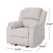 Supreme Comfort Manual Recliner Chair - R&R Furniture Gallery (Fountain Valley, CA)