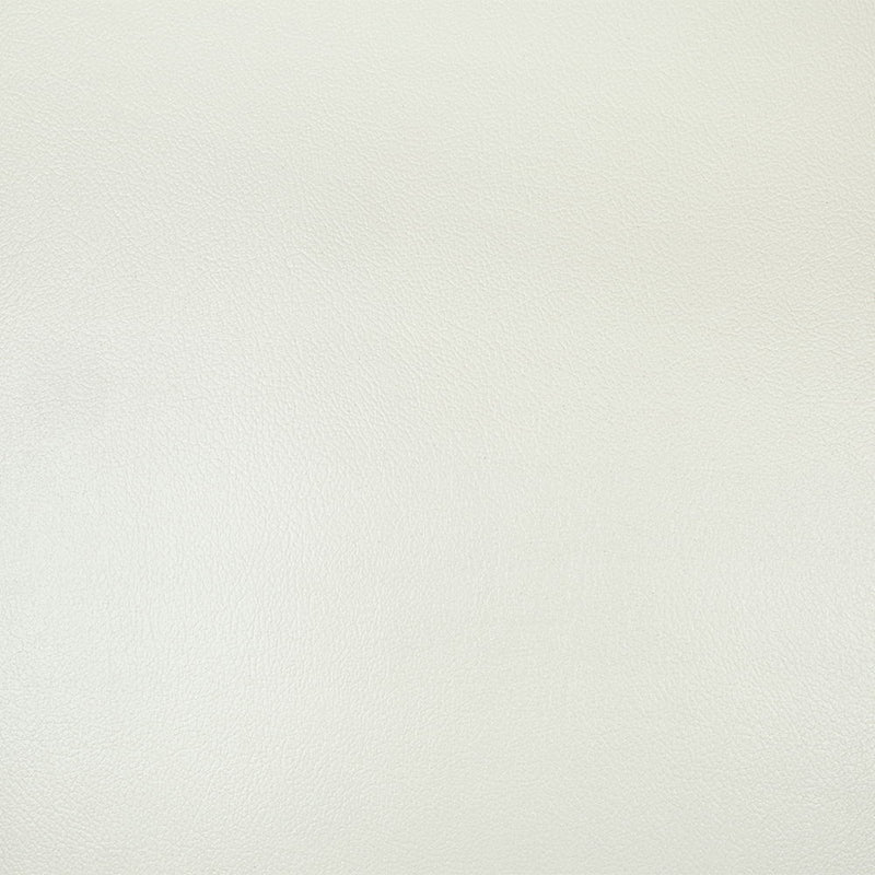 Adara - Chair With 2 Pillows - Pearl White Synthetic Leather & Antique White