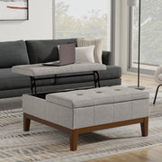 Dover - Multifunctional Lift Top Coffee Table Storage Ottoman - R&R Furniture Gallery (Fountain Valley, CA)