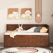 Daybed With Drawers And Shelves - R&R Furniture Gallery (Fountain Valley, CA)