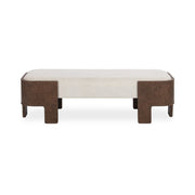 Janya - Accent Bench - Oat Cream - R&R Furniture Gallery (Fountain Valley, CA)