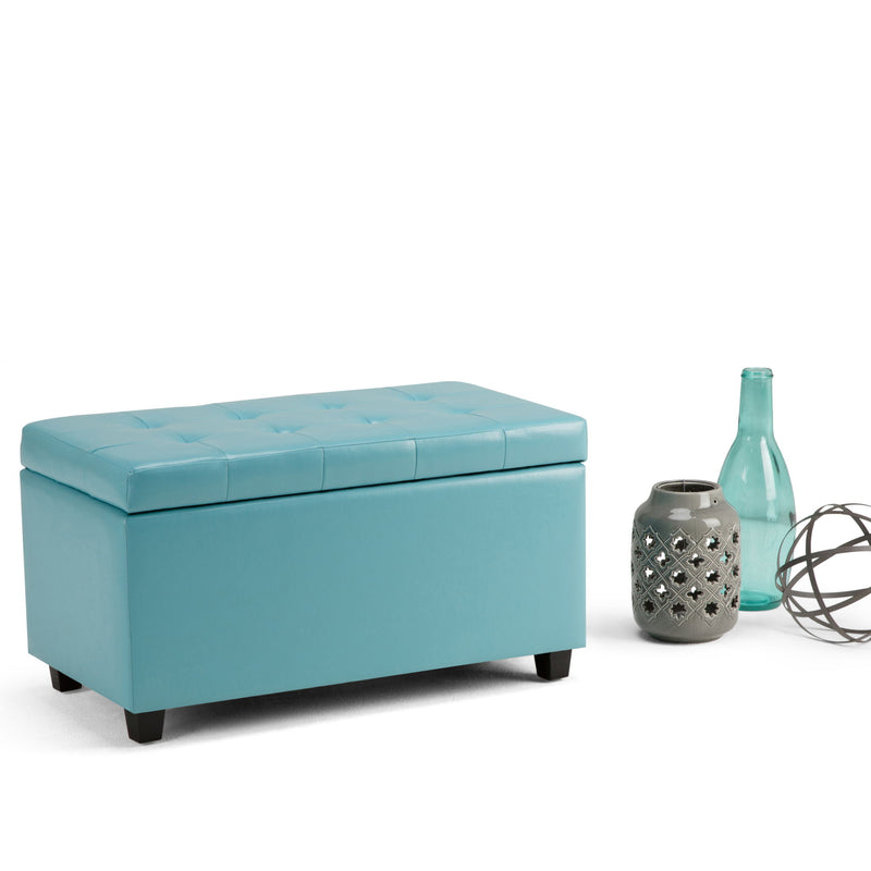Cosmopolitan - Upholstered Storage Ottoman - R&R Furniture Gallery (Fountain Valley, CA)