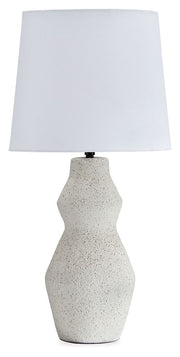 Dawthorne - Paper Table Lamp - Cream - R&R Furniture Gallery (Fountain Valley, CA)