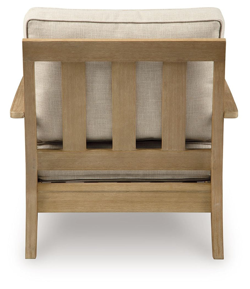 Clare View - Lounge Chair w/Cushion  - Beige - R&R Furniture Gallery (Fountain Valley, CA)
