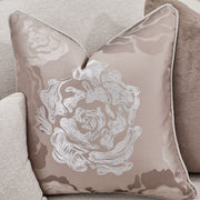 Camellia Field - Chenille Sofa - Beige / Dark Brown - R&R Furniture Gallery (Fountain Valley, CA)