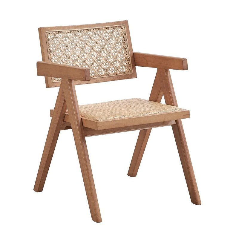 Velentina - Arm Chair (Set of 2) - Rattan & Natural - R&R Furniture Gallery (Fountain Valley, CA)