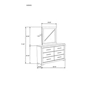 Elsa - Mirror With Sleek Frame - R&R Furniture Gallery (Fountain Valley, CA)