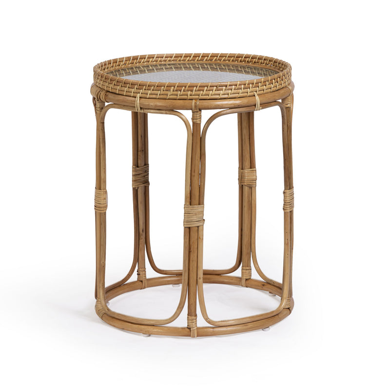 Lindy - Rattan Side Table - Natural