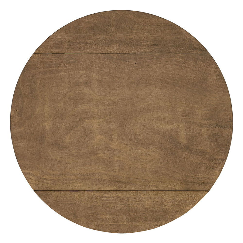 Damica - Round Dining Table - Walnut - R&R Furniture Gallery (Fountain Valley, CA)
