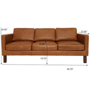 Memphis - Waxy Sofa - Cognac - R&R Furniture Gallery (Fountain Valley, CA)