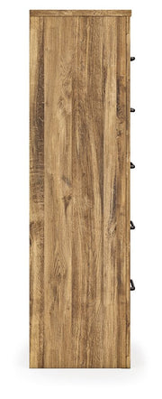 Maystonna - Five Drawer Chest - Brown - R&R Furniture Gallery (Fountain Valley, CA)