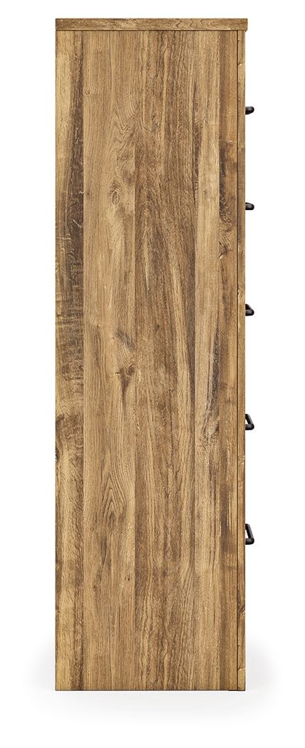 Maystonna - Five Drawer Chest - Brown - R&R Furniture Gallery (Fountain Valley, CA)
