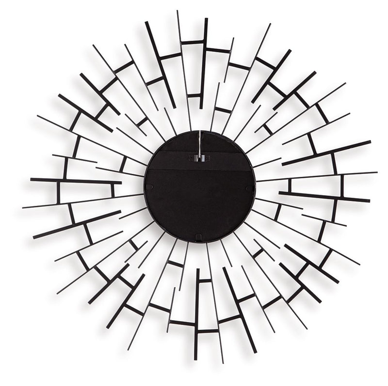 Garrenworth - Accent Mirror - Black - R&R Furniture Gallery (Fountain Valley, CA)