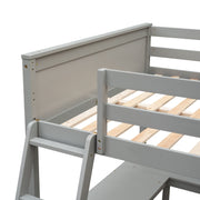 Loft Bed With Shelves With Desk - R&R Furniture Gallery (Fountain Valley, CA)