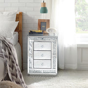 Mallika - Accent Table - Mirrored & Faux Crystals - R&R Furniture Gallery (Fountain Valley, CA)