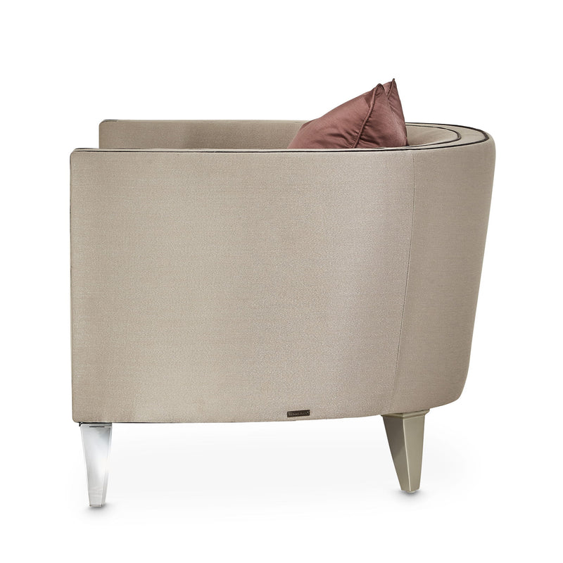 Linea - Matching Chair - Metallic / SilverMist - R&R Furniture Gallery (Fountain Valley, CA)