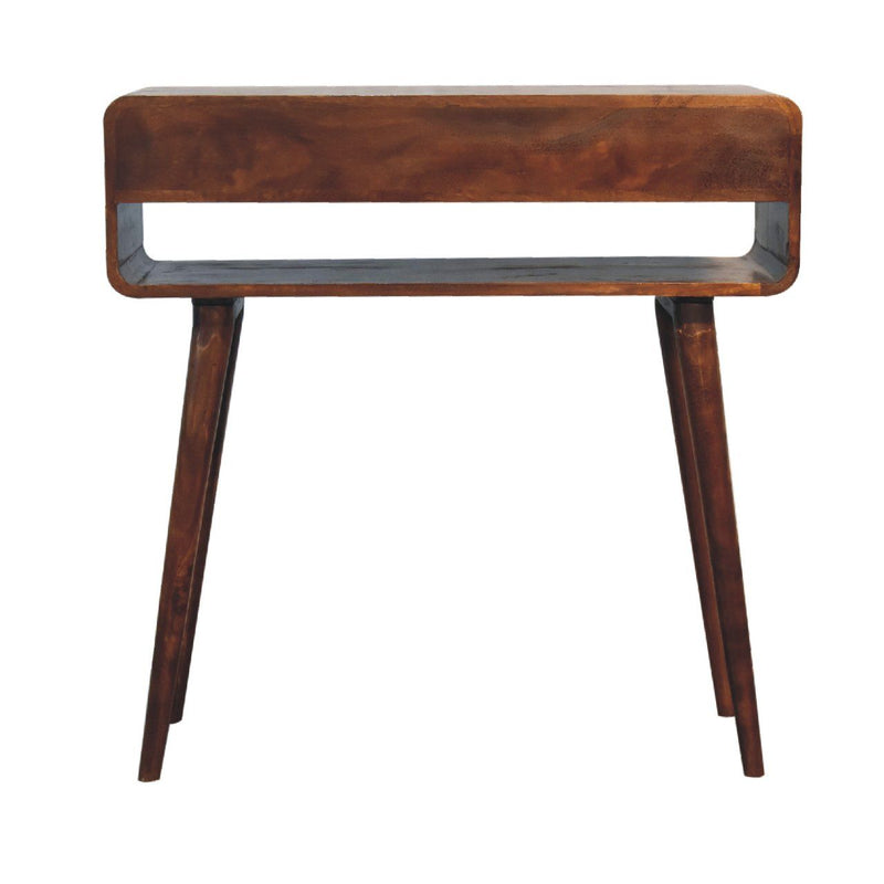Sonata - Chestnut Console Table - R&R Furniture Gallery (Fountain Valley, CA)