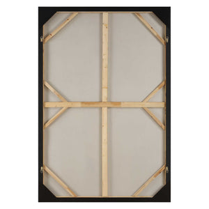 Western Hemisphere - Hand Painted Canvas - Black / Brown / Gray / Orange
