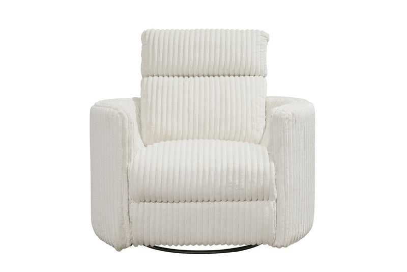 Parker Living Radius Power Swivel Glider Recliner chair in a modern design, featuring plush upholstery and ergonomic features.