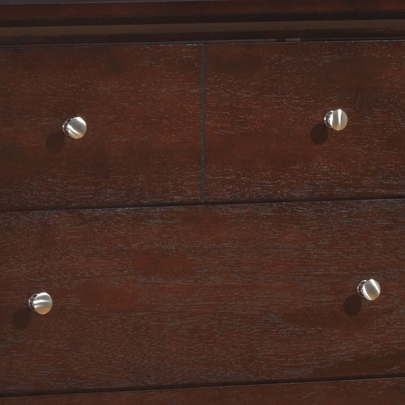 Glory Furniture cappuccino accent storage chest with lid, wooden finish, and compact design for home organization.