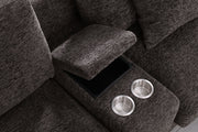 Nyeisha - Piece Upholstered Sofa & Chaise - Coffee - R&R Furniture Gallery (Fountain Valley, CA)