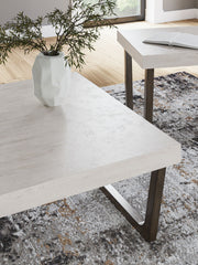 Westenfort - Occasional Table Set (Set of 2) - Espresso / Gray - R&R Furniture Gallery (Fountain Valley, CA)