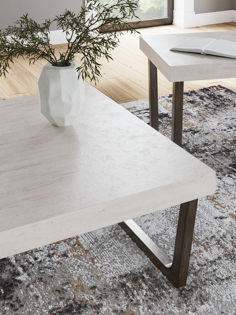 Westenfort - Occasional Table Set (Set of 2) - Espresso / Gray - R&R Furniture Gallery (Fountain Valley, CA)