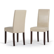 Acadian - Upholstered Parson Dining Chair (Set of 2) - R&R Furniture Gallery (Fountain Valley, CA)
