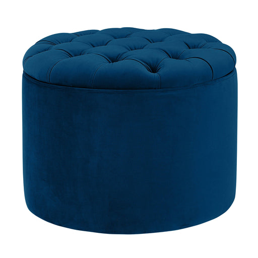 Queen - Velvet Storage Ottoman - R&R Furniture Gallery (Fountain Valley, CA)