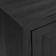 Uttermost Aiken accent cabinet with sleek wood finish and modern design, featuring storage drawers and decorative hardware.