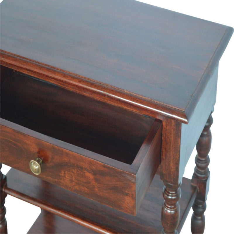 Turned Legs Side Table - R&R Furniture Gallery (Fountain Valley, CA)