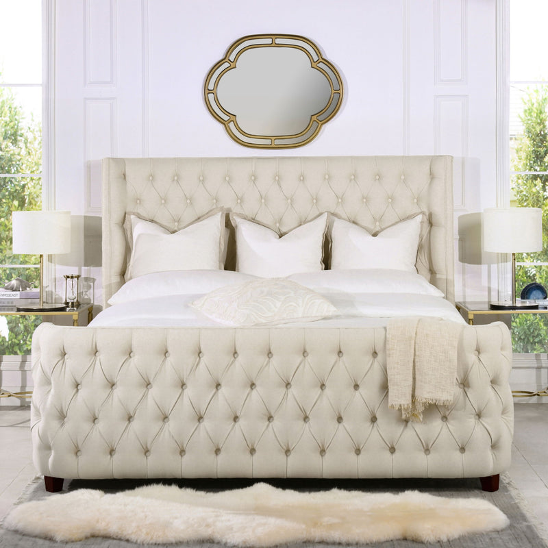 Brooklyn - Tufted Panel Bed Headboard And Footboard Set - R&R Furniture Gallery (Fountain Valley, CA)