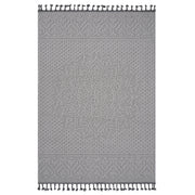 Guros - 6' X 9' Medallion Indoor / Outdoor Area Rug - White / Ivory - R&R Furniture Gallery (Fountain Valley, CA)
