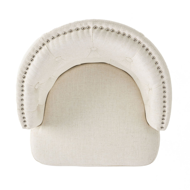 360 Degree Swivel Bar Stool With Stunning Nailhead Trim (Set of 2) - R&R Furniture Gallery (Fountain Valley, CA)