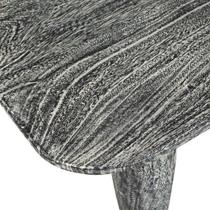 Fade To Black - Wood Bench - Black / White