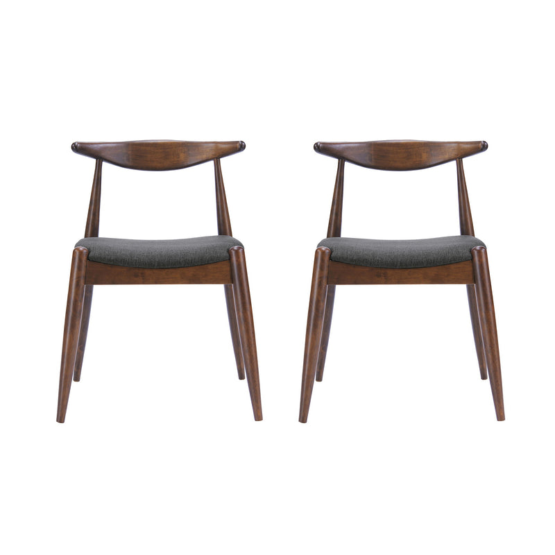 Dining Chairs With Ergonomic Backrest & Comfort Cushions (Set of 2) - R&R Furniture Gallery (Fountain Valley, CA)