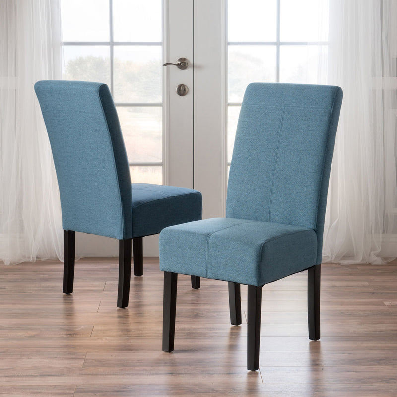 Pertica - Dining Upholstered Armless Chairs (Set of 2) - R&R Furniture Gallery (Fountain Valley, CA)