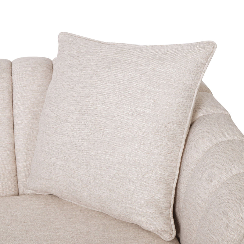 Contemporary Noble House 3-seater sofa with accent cushions in a modern living room setting.