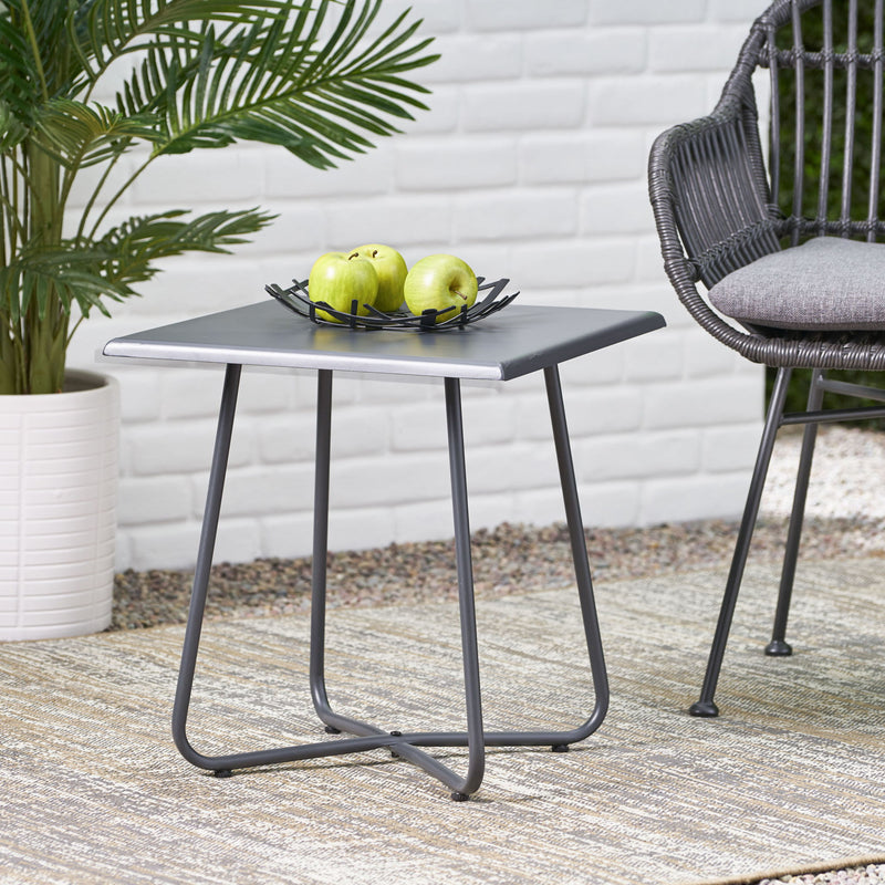 Alder - Side Table - Gray - R&R Furniture Gallery (Fountain Valley, CA)